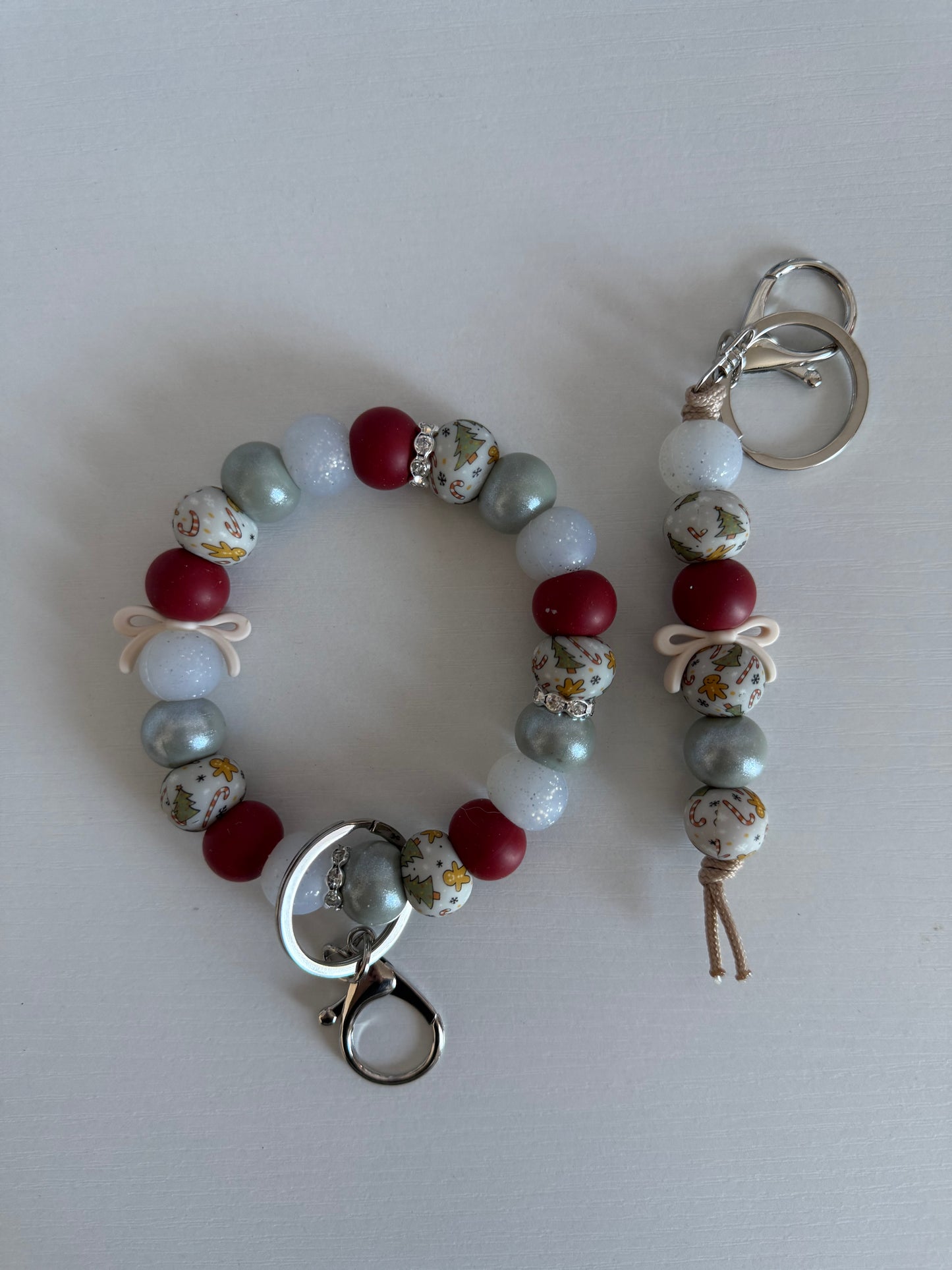 holiday cheer print bead