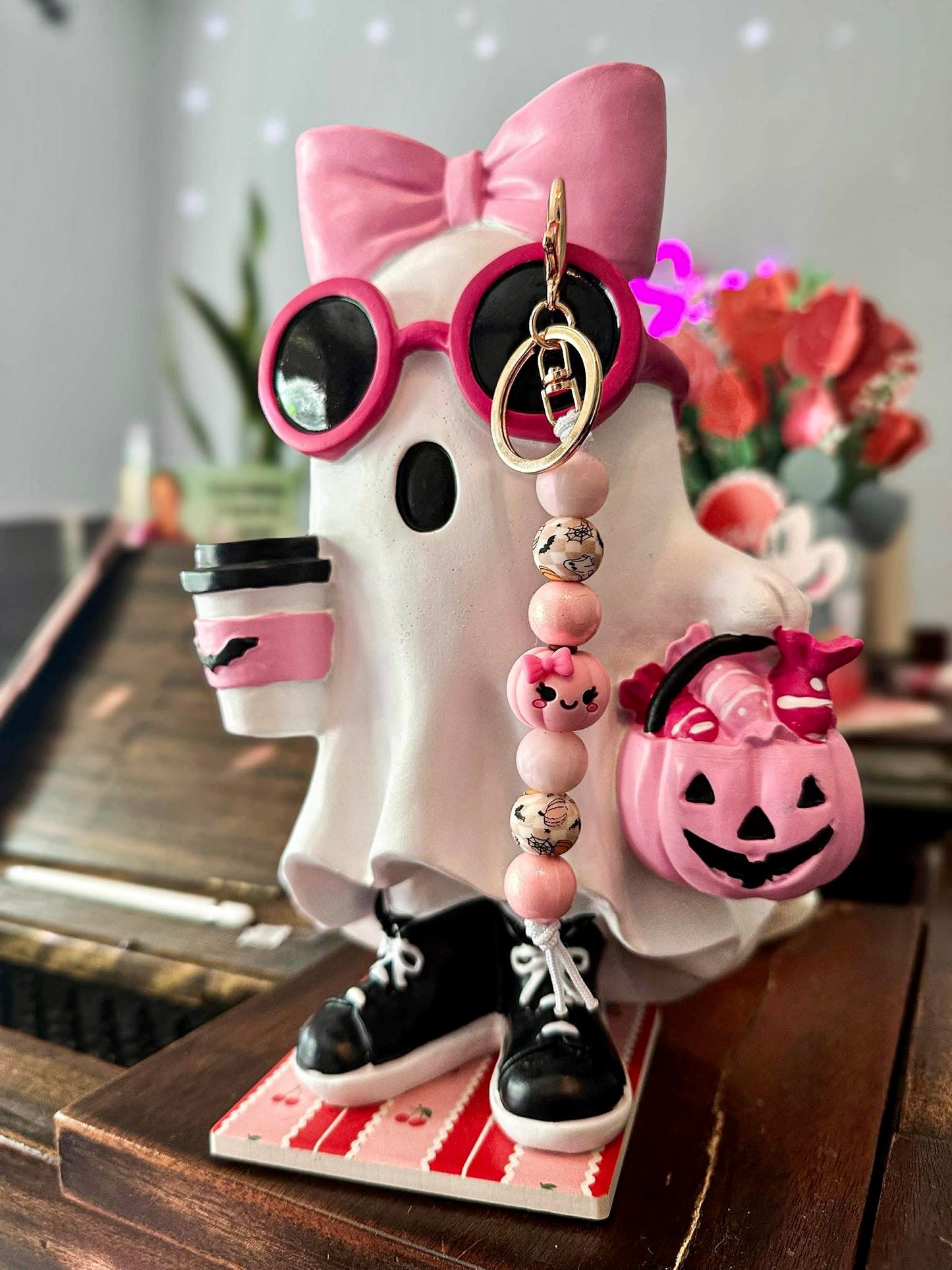 girly pink pumpkin