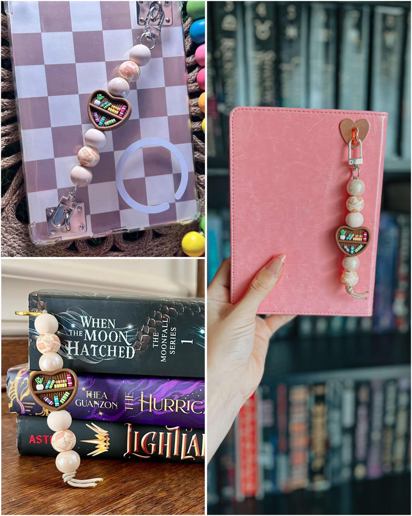 bookshelf heart