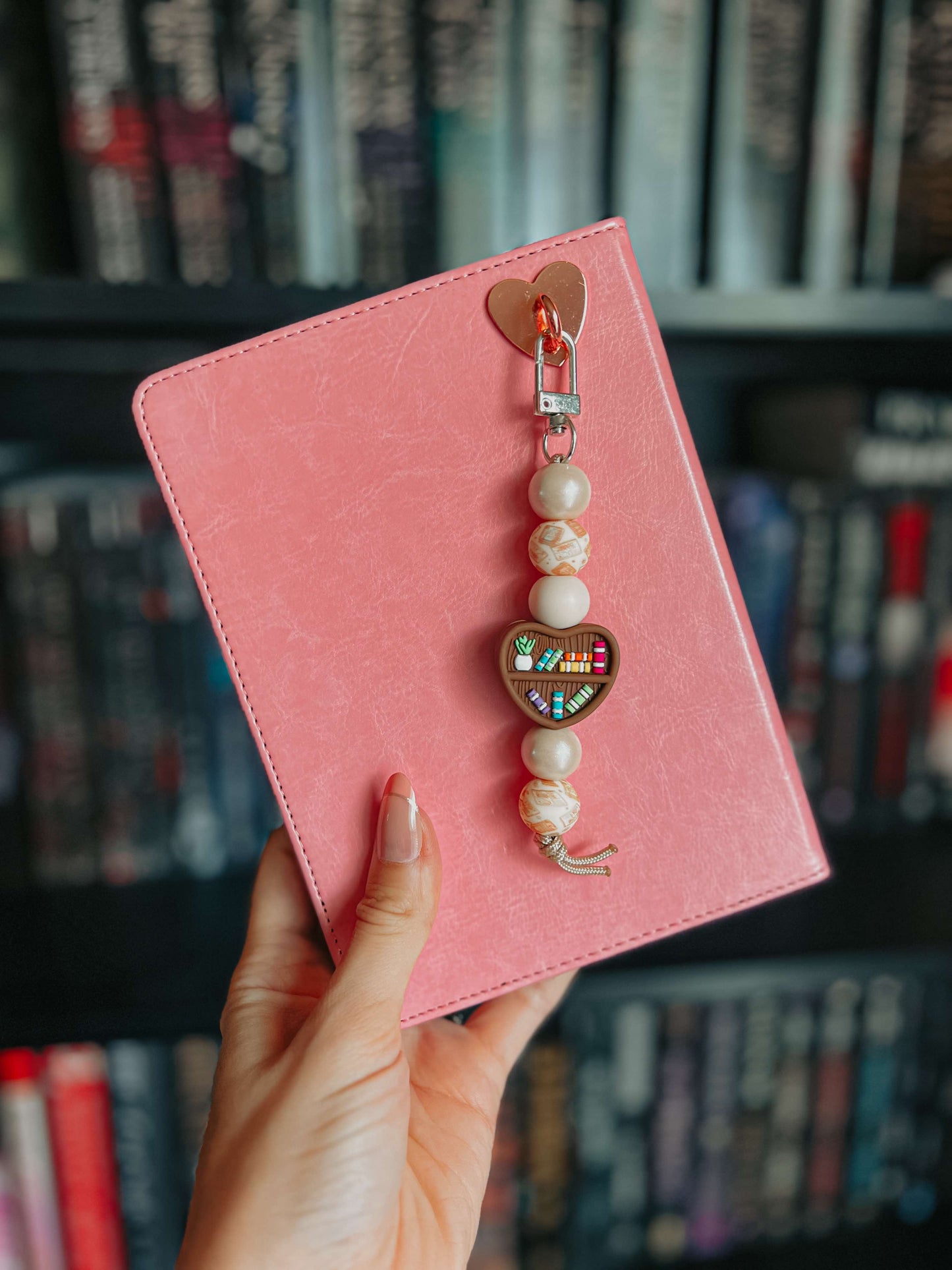 bookshelf heart
