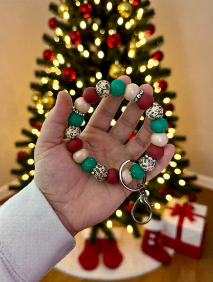 checkered lights print bead