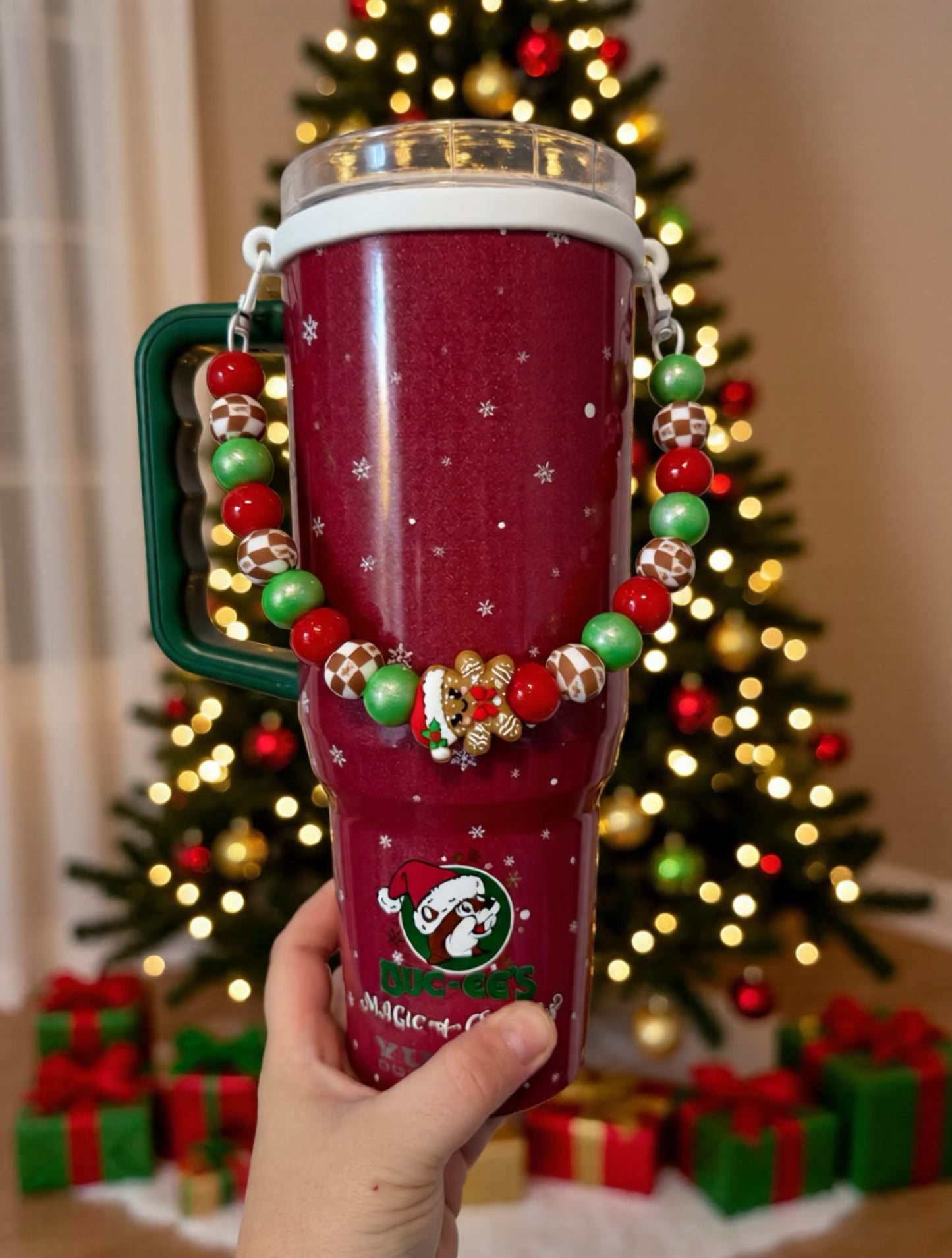 holiday tumbler straps