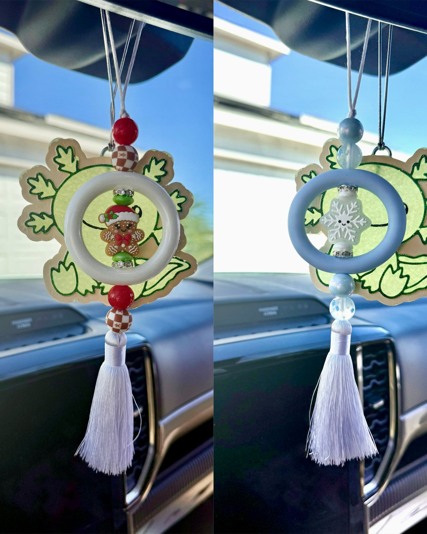 holiday car charms