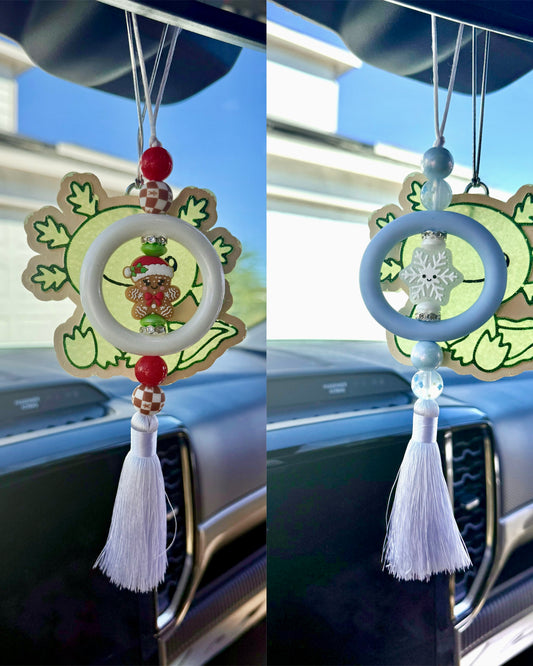 holiday car charms
