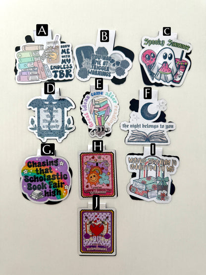 magnetic bookmarks - will not restock!