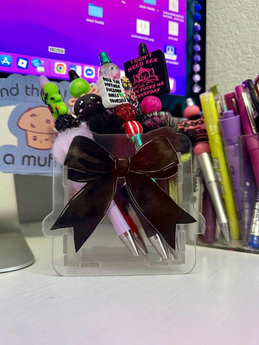 RTS black bow storage box