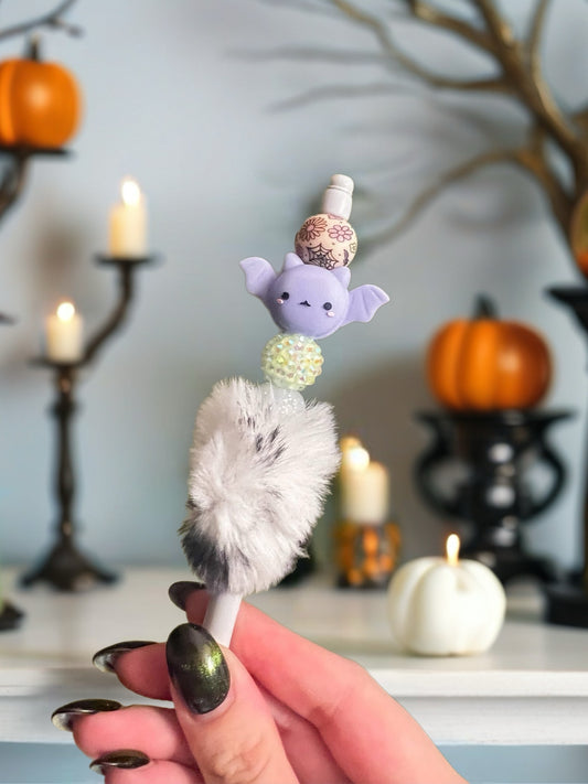 purple bat macaroon