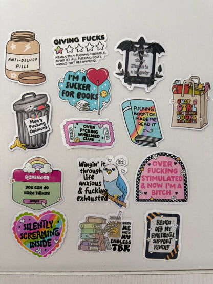 stickers - will not restock!