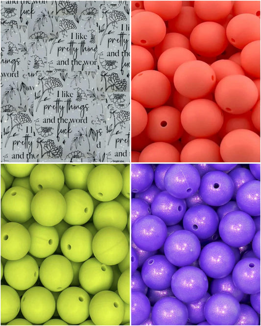 I like pretty things & the word fuck