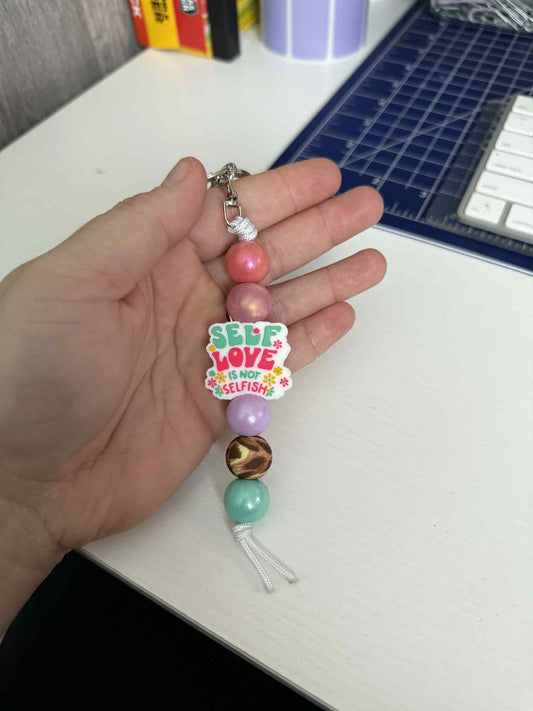 RTS corbin self love is not selfish keychain